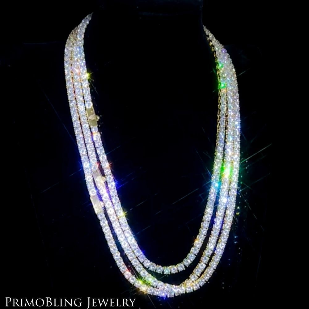 Super Iced Out Tennis Necklace
